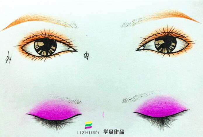 如何在紙上畫眼影？廣西專業(yè)化妝學(xué)校教你