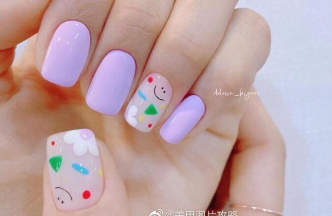 廣西南寧美甲學校推薦：糖果色美甲