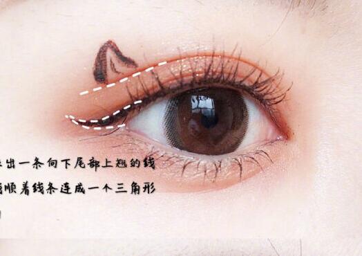 日常眼線快速畫法，南寧學(xué)化妝的學(xué)校教你