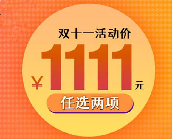 僅需1111元，兩門黃金課程任你選