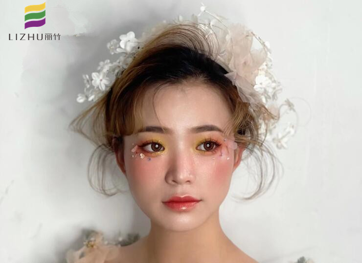 抽絲森系新娘，廣西新娘妝培訓(xùn)學(xué)校作品