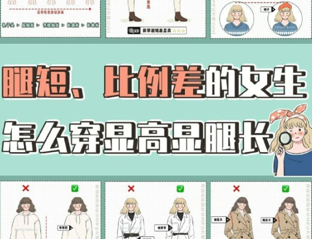 廣西省彩妝造型學(xué)校教你穿衣怎么顯高顯腿長(zhǎng)？