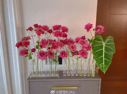 試管花瓶插花，廣西南寧花藝師培訓(xùn)學(xué)校分享浪漫