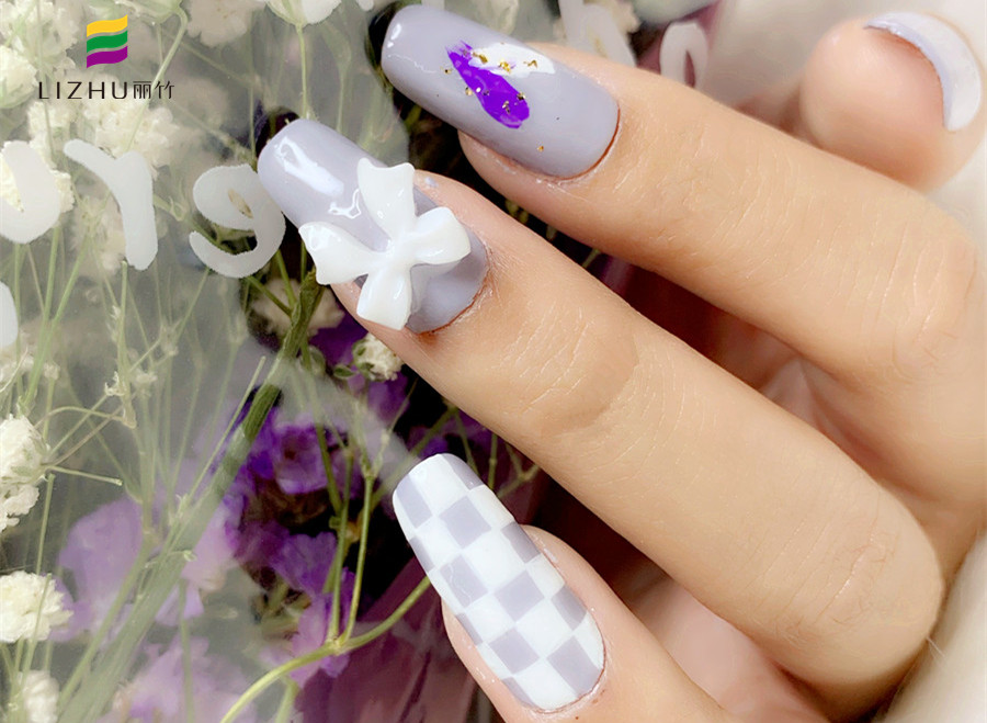 鮮花美甲，南寧美甲款式造型學(xué)校作品