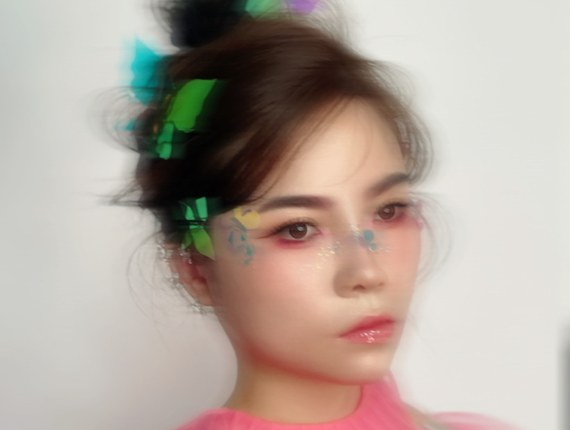 花樣抽絲新娘，廣西培訓(xùn)彩妝職業(yè)作品欣賞