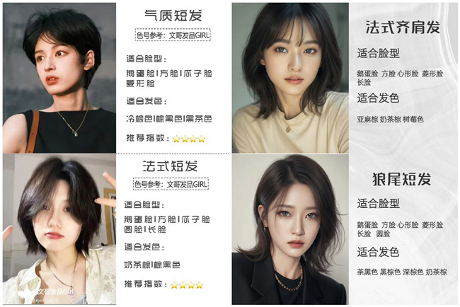 秋冬顯臉小短發(fā)，廣西美發(fā)理發(fā)職業(yè)學(xué)校推薦