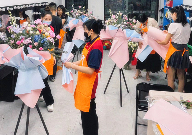 常見的開業(yè)花籃類型，南寧花藝培訓(xùn)哪里的好？