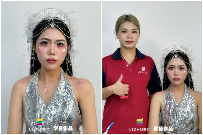 人魚公主，零基礎美妝教學學員作品