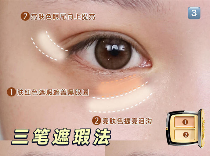 ?六種保姆級遮瑕畫法，廣西化妝造型師分享教程