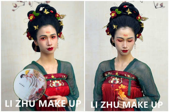 古風(fēng)漢服造型，廣西寫(xiě)真旅拍培訓(xùn)學(xué)校作品