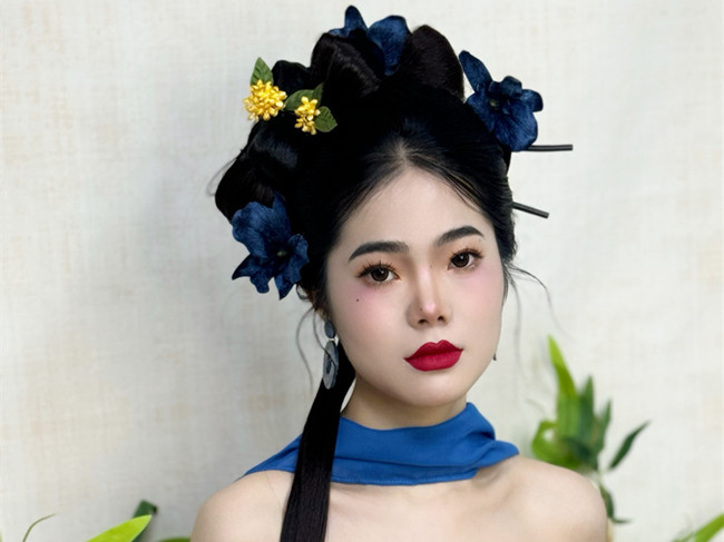 國風新中式造型，廣西美妝寫真學習