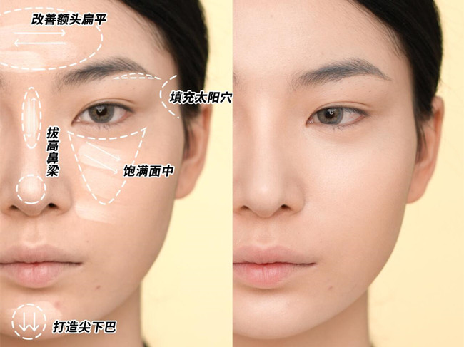 南寧美妝教學(xué)：光影化妝術(shù)教程，打造骨感臉