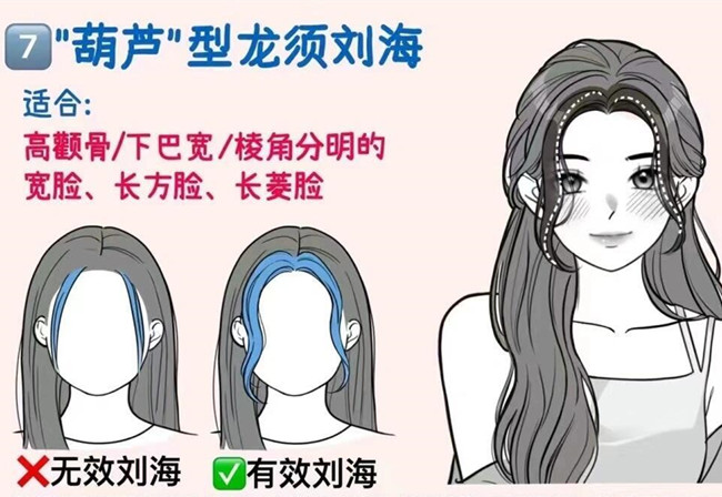 如何護(hù)理龍須劉海？南寧女士理發(fā)