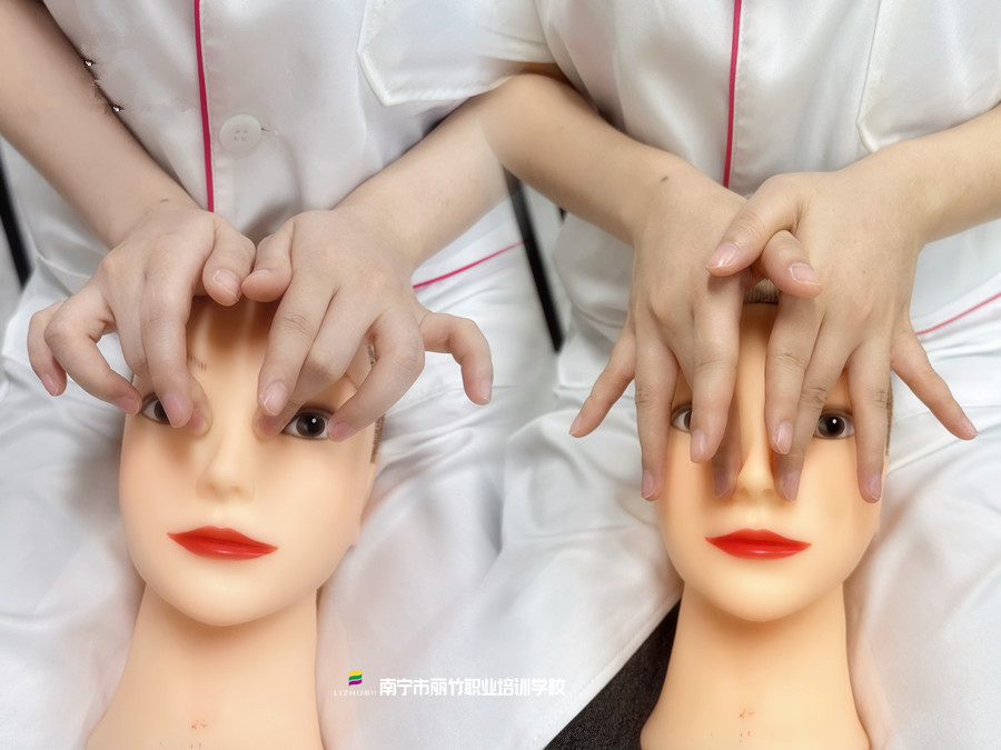 假頭模練習(xí)美容有什么好處，南寧美容培訓(xùn)學(xué)校