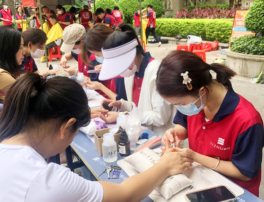 南寧美甲活動社區(qū)，麗竹學(xué)校專業(yè)能力受認可