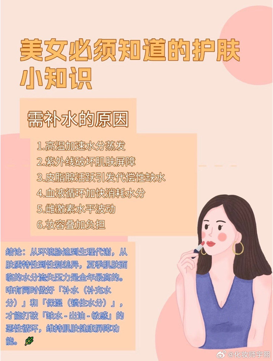 皮膚需要補(bǔ)水的原因，南寧美容師的日常